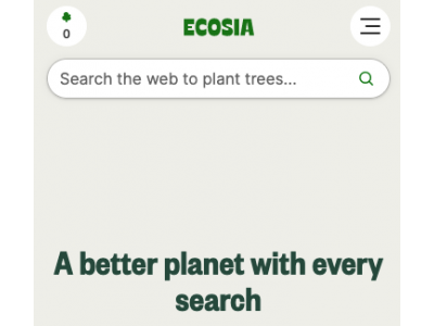 Ecosia-搜索引擎入口