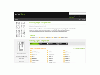 Edupics 儿童插画打印资源网