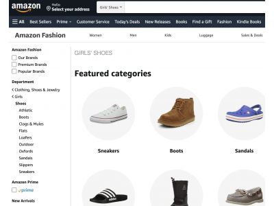 Amazon-女童鞋
