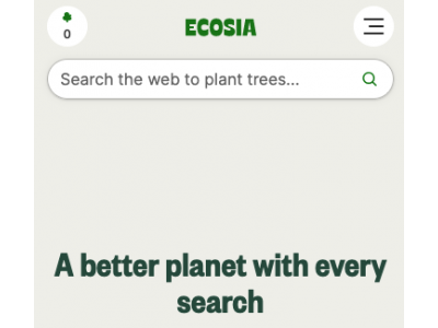 Ecosia - 种树搜索引擎