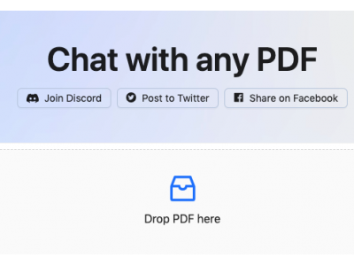 ChatPDF - Chat with any PDF