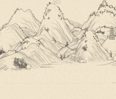 随机生成山水画