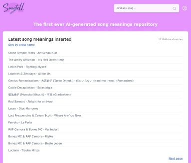 Songtell